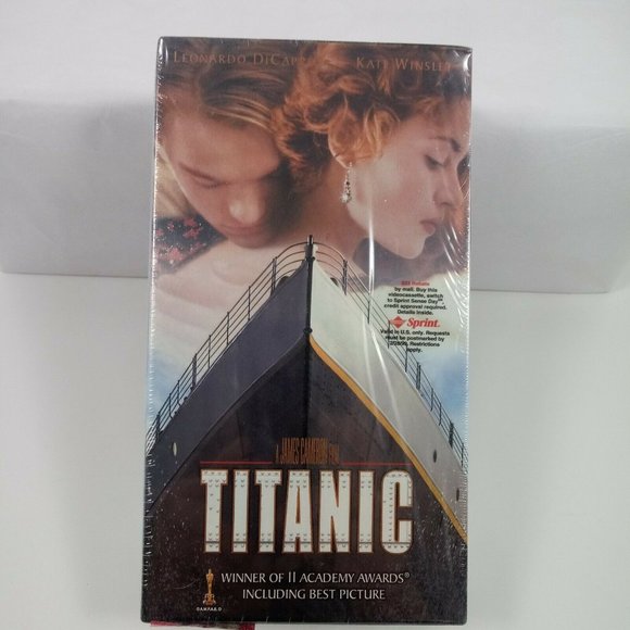 Titanic Digitally Remastered VHS, 2-Tape Set) Sealed New James Cameron - Picture 2 of 11